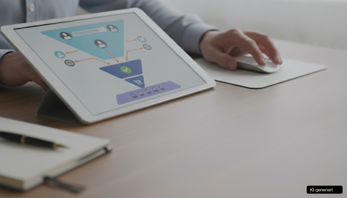 Ein KMU-Team arbeitet gemeinsam an Strategien, um online Vertrauen zu gewinnen